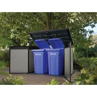 Grande Store 2100 Liter Gartenbox Aufbewahrungsbox Mülltonnenabdeckung von Keter