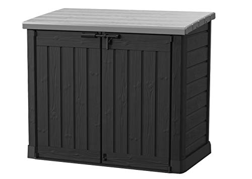 Keter 17199416 Mülltonnenbox Store it Out Max, Schwarz, 1.200L von Keter