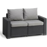 Keter - 2-Sitzer-Sofa california Graphit von Keter