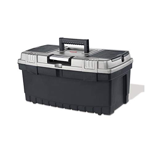 Keter 221477 Quick Werkzeugkasten, schwarz, 221478 von Keter