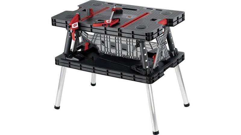 Keter 237005 Klappbare Werkbank Arbeitsplatte Arbeitstisch Klappwerkbank Bank B-Ware von Keter