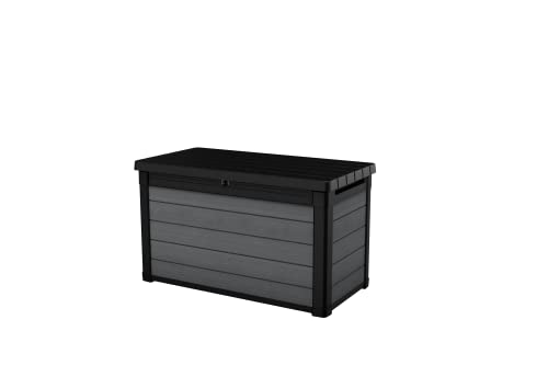 Keter Cortina Kissenbox 100, 380l Stauraum, Außenmaße: 122,9x62,1x70,6cm, wetterfest, wasserdicht, Evotech Material von Keter