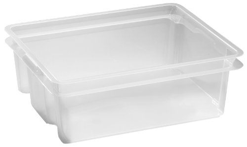 Keter Crownest Box 17 l, Transparent, 43 X 36 X 14.5 cm von Allibert