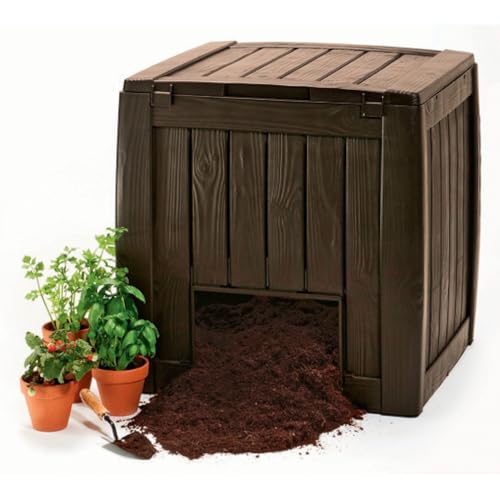 Keter Deco 340L Outdoor Komposter Kompostbehälter mit Sockel Brown Garden 231600 Keter Deco 340L Outdoor Komposter Kompostbehälter mit Sockel Brown Garden 231600 von Keter