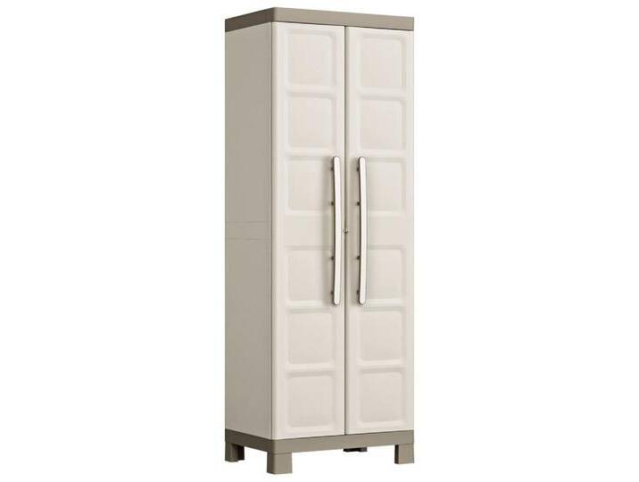 Keter Fächerschrank Lagerschrank mit Einlegeböden Excellence Beige und Taupe 182 cm (1-St), beige, Polyethylen von Keter