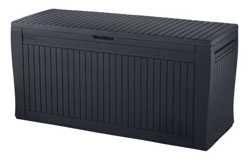Keter Gartenbox "Comfy" 270L Anthrazit bis 250kg belastbar Kissenbox Aufbewahrungsbox von Keter