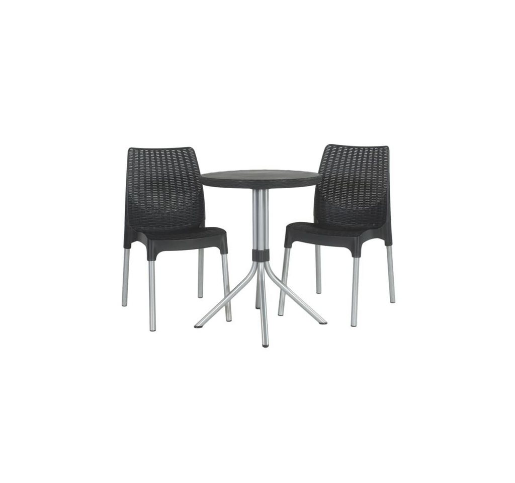 Keter Gartenlounge-Set Bistro-Set Chelsea Graphit 223562, (1-tlg) von Keter