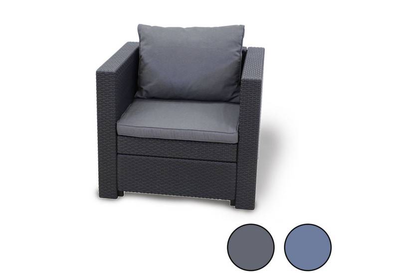 Keter Gartenlounge-Set Keter Sessel Provence Kissen in anthrazit von Keter