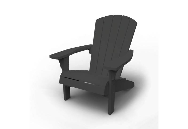 Keter Gartensessel Adirondack Troy anthrazit, Strandstuhl, Loungestuhl, wetterfest von Keter