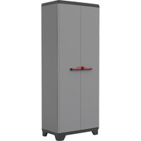 Keter Kunststoffschrank Stilo grau Kunststoff B/H/T: ca. 68x173x39 cm von Keter