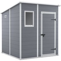 Manor Pent 6x6 Schuppen Gerätehaus Gartenhütte von Keter