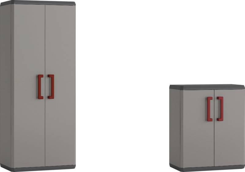 Keter Mehrzweckschrank Keter Kunststoffschrank Quadra 166 x 68 x 39 und von Keter