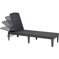 Keter - Rattan Jaipur Rattan Effect Garden Deck Stuhl - Black von Keter