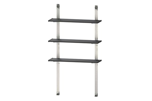 Keter Regalbausatz 70 für 1 Regal mit DREI 70 cm Langen Böden für alle Keter Gerätehäuser (außer Factor Serie), je Regal bis 30kg belastbar, metallverstärkt, modular und flexibel von Keter