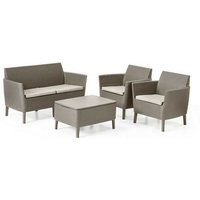 Iperbriko - Keter Set Lounge 2 Sitze salemo Cappuccino von IPERBRIKO