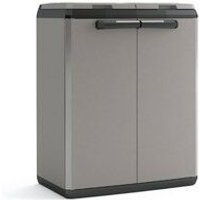 Keter - Split Cabinet Recycling Basic – Schrank für die getrennte Abfallsammlung – ista 6 – 68 x 39 x 85 h von Keter