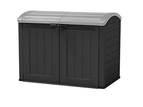 Keter Store It Out Ultra Aufbewahrungsbox - 2000L - 113x177x134cm - Schwarz Grau von Keter