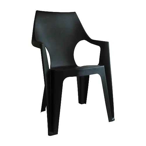 SILLA DANTE HIGH BACK Grafito 57x57x89 cm von Keter