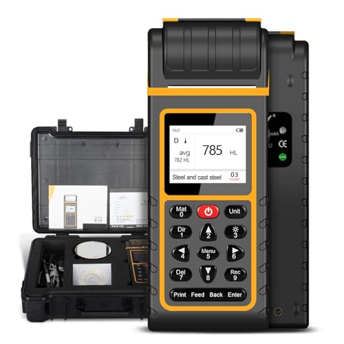Tragbarer Härteprüfer 170 to 960 HLD Metallhärteprüfer mit Thermodrucker Durometer HL HRB HRC HB HV HS Handhärteprüfer with TFT Colour Display for Surface Hardness Testing, Leeb Härteprüfgeräte Tragbarer Härteprüfer 170 to 960 HLD Metallhärteprüfer mit Thermodrucker Durometer HL HRB HRC HB HV HS Handhärteprüfer with TFT Colour Display for Surface Hardness Testing, Leeb Härteprüfgeräte von Kethvoz