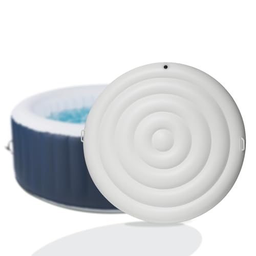 Aufblasbare Whirlpool-Abdeckung, tragbar, rund, mit Griff, regendicht, staubdicht, isoliert, energiesparender Deckel für Spa, Whirlpools, faltbarer Spa, 15 m von Ketofa