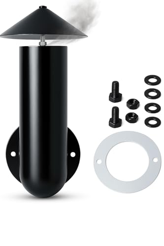 Pelletgrill Smoke Stack Chimney Replacement for Pit Boss Traeger Camp Chef, Replacement Stack Smoker Kits with Umbrella, Gasket, Screw, Locking Washer & Washer von Ketofa