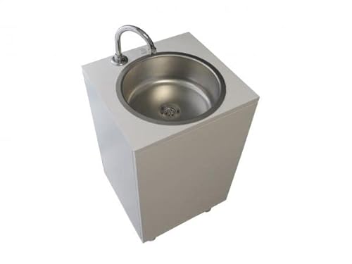Mobiler Waschtich Spülbecken Waschbecken für Camping Krankenpflege und Marktstand inklusive Zubehör von Keton