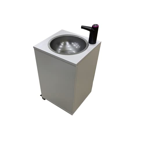 Mobiles Handwaschbecken Waschstation Waschtisch Littlewhite Waschbecken mit Batterie betriebener Wasserhahn Weiß Mobiles Handwaschbecken Waschstation Waschtisch Littlewhite Waschbecken mit Batterie betriebener Wasserhahn Weiß von Keton