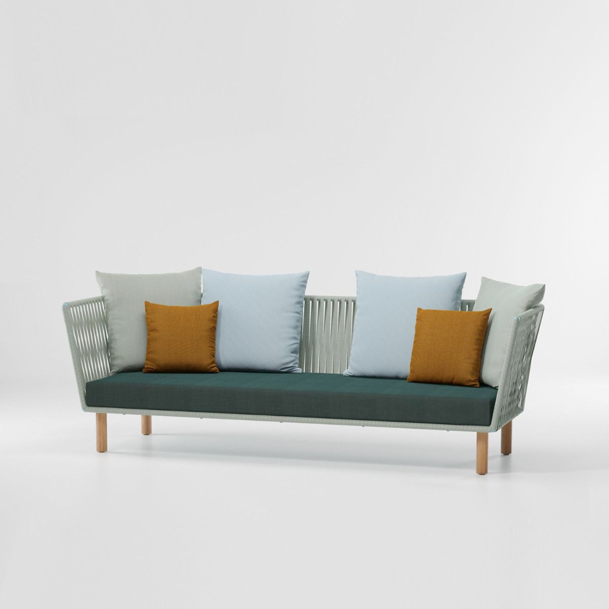 Kettal Bitta 3-Seater Sofa Bela Rope von Kettal