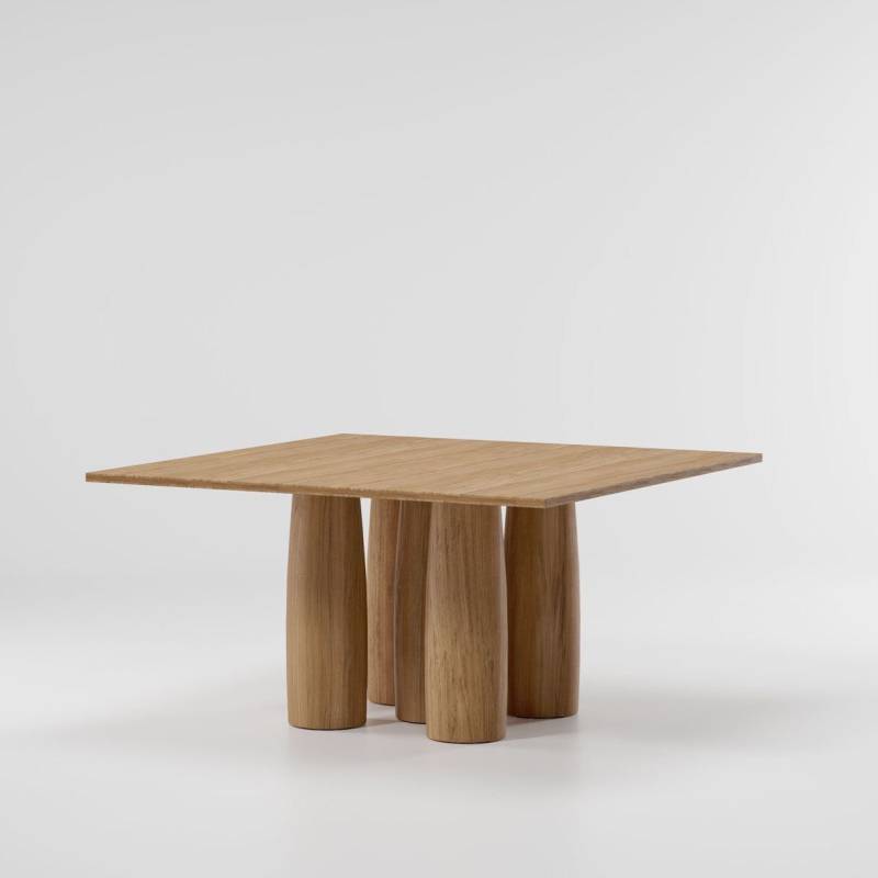 Kettal I Il Colonnato Esstisch Teak 140 cm, quadratisch von Kettal