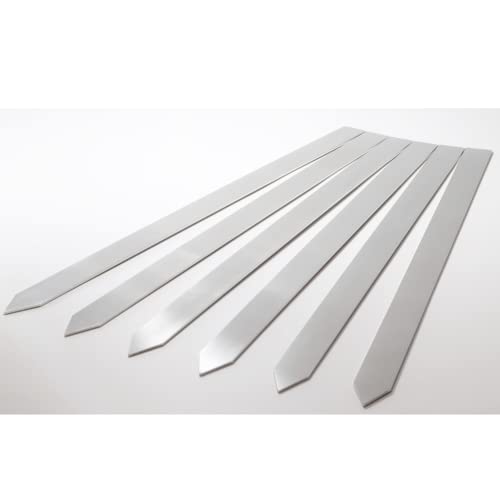 Edelstahl Adana Grillspieße/Schaschlikspieße/Fleischspieße extra breit 24mm und 450mm lang (6) von Kette´s Grillzubehör