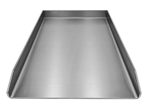 Edelstahl Plancha/Grillplatte/kompatibel mit Gasgrills von Rösle z.B Videro G3/G4/G6 (450 x 420mm) von Kette´s Grillzubehör