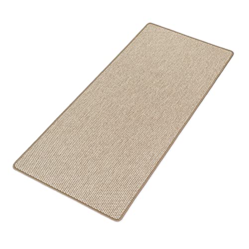 Kettelservice-Metzker Teppich Läufer Göteborg Hellbraun 66 x100cm (BxL) von Kettelservice-Metzker