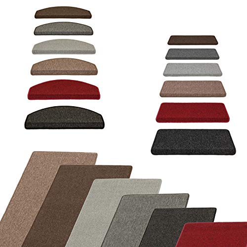 Metzker Teppich Läufer Dunkelgrau I kombinierbar mit Stufenmatten Ariston I Läufermaß 66x125cm (BxL) von Kettelservice-Metzker