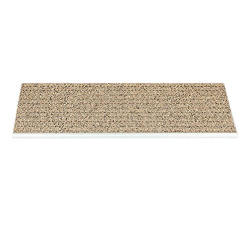 Kettelservice-Metzker Outdoor - Sicherheitsstufenmatte - Außenstufenmatte (Beige Sand mit Alu Kante) 1 Stück von Kettelservice-Metzker