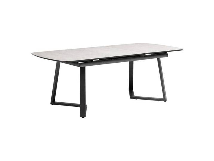 Kettler Ausziehtisch 160/200x95cm Aluminium/Glaskeramik Dunkelgrau Hellgrau Kettler Ausziehtisch 160/200x95cm Aluminium/Glaskeramik Dunkelgrau Hellgrau von Kettler
