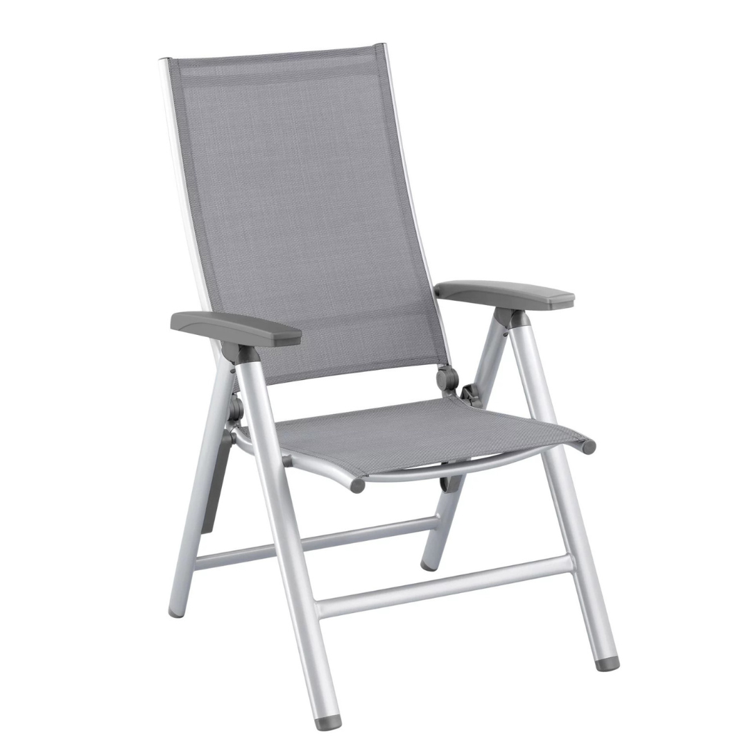 Kettler Cirrus Klappsessel - silber / anthrazit-grau Kettler Cirrus Klappsessel - silber / anthrazit-grau von Kettler