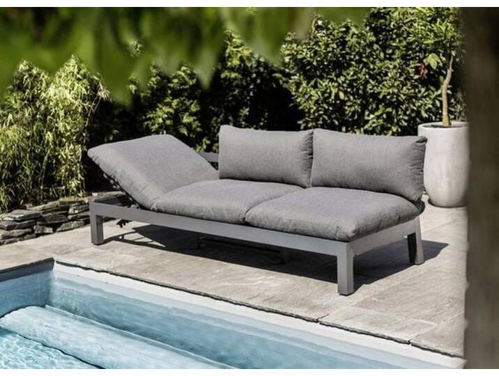 Kettler Comfort Gartenloungesofa Aluminium/Agora Dunkelgrau Kettler Comfort Gartenloungesofa Aluminium/Agora Dunkelgrau von Kettler
