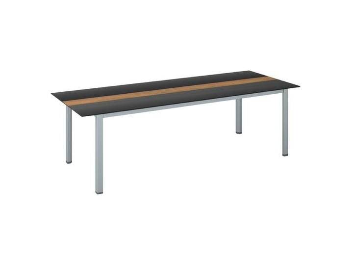 Kettler Cubic Gartentisch 250x97cm Aluminium/HPL Dunkelgrau Hellgrau von Kettler