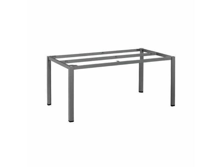 Kettler Cubic Tischgestell Aluminium - Aluminium anthrazit - 160 × 95,Tischbein mit Höhenausgleich von Kettler
