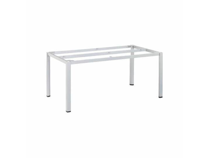 Kettler Cubic Tischgestell Aluminium - Aluminium silber - 160 × 95,Tischbein mit Höhenausgleich Kettler Cubic Tischgestell Aluminium - Aluminium silber - 160 × 95,Tischbein mit Höhenausgleich von Kettler