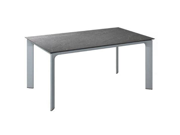 Kettler Diamond Gartentisch 140x70cm Aluminium/HPL Dunkelgrau Hellgrau von Kettler