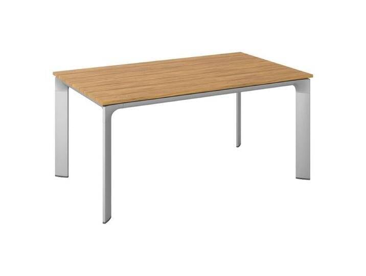 Kettler Diamond Gartentisch 160x95cm Aluminium/Teak Natur Hellgrau Kettler Diamond Gartentisch 160x95cm Aluminium/Teak Natur Hellgrau von Kettler