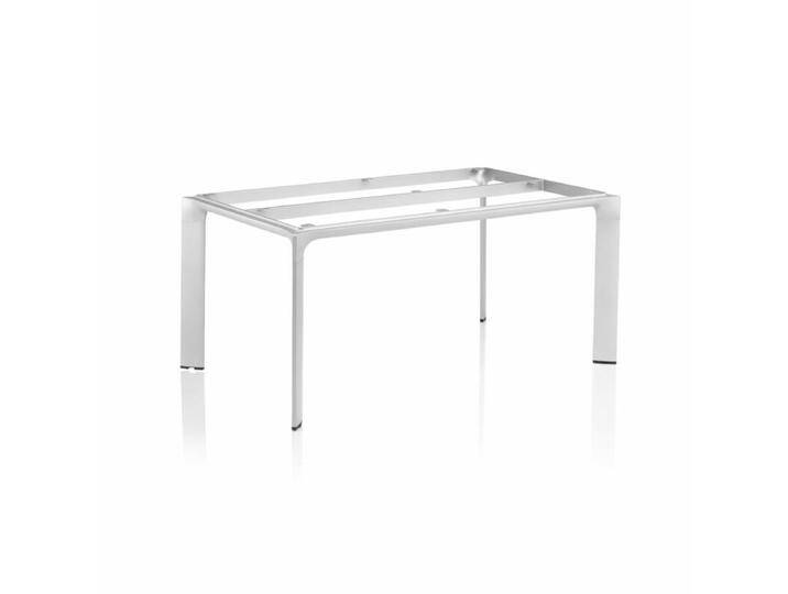 Kettler Diamond Tischgestell Aluminium silber - 180 × 95,Tischbein mit Höhenausgleich von Kettler