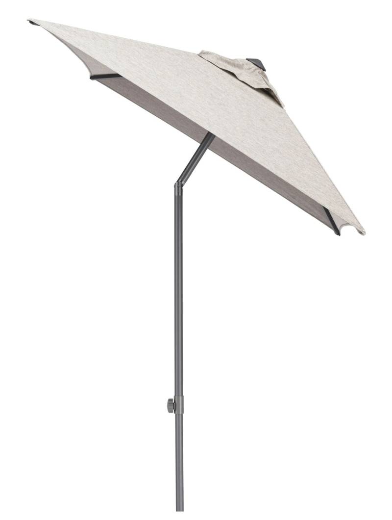 Kettler Easy-Push Sonnenschirm 150 x 210 cm - anthrazit / hellgrau meliert von Kettler