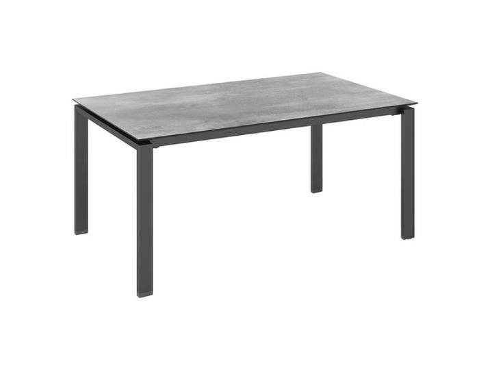 Kettler Float Gartentisch 160x95cm Aluminium/HPL Dunkelgrau Hellgrau von Kettler