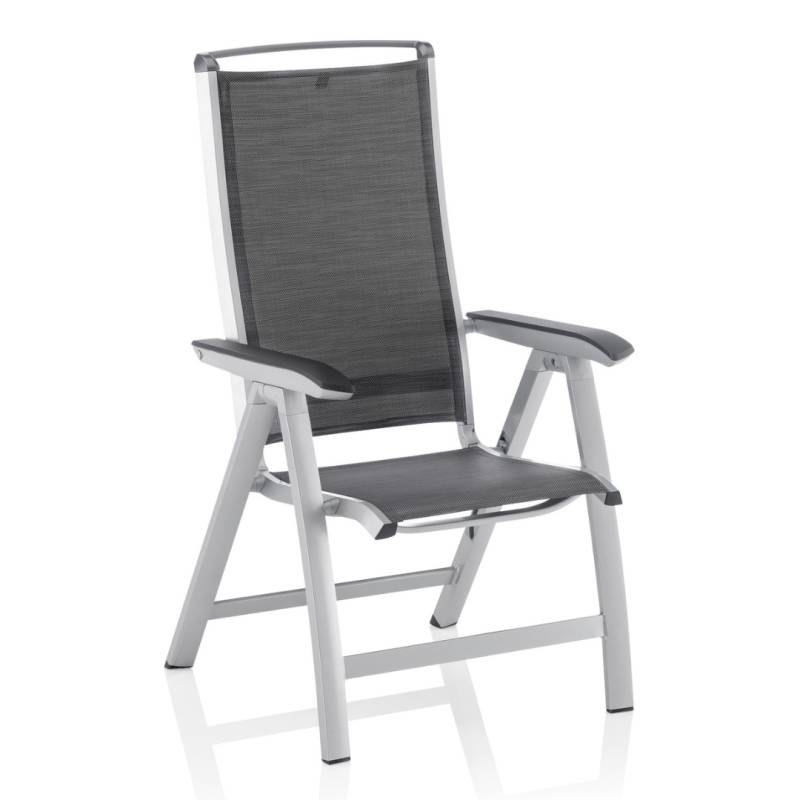 Kettler Forma II Klappsessel - silber / graphit Kettler Forma II Klappsessel - silber / graphit von Kettler