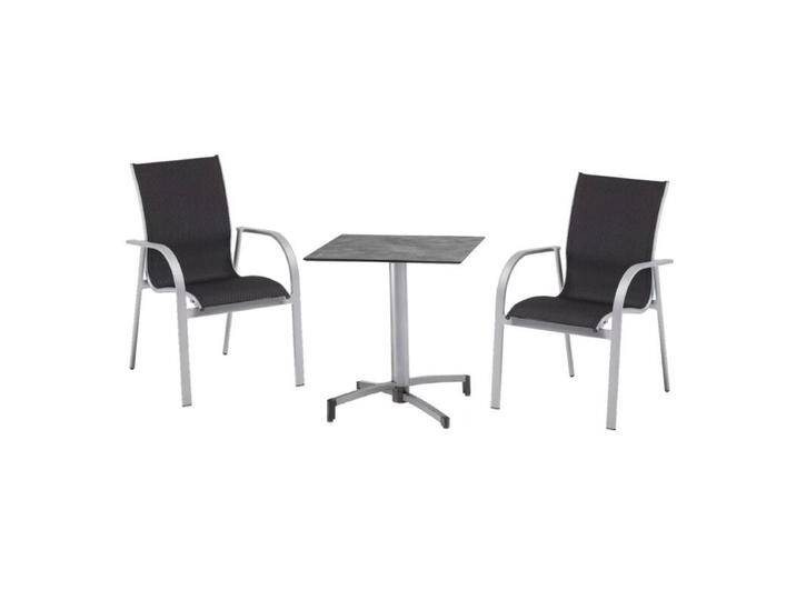 Kettler Gartenmöbel-Set mit Stapelsessel Tampa und Klapptisch Tube 3-teilig - Gestell Alu silber Sitz Textilgewebe charcoal , 70 × 70 Kettler Gartenmöbel-Set mit Stapelsessel Tampa und Klapptisch Tube 3-teilig - Gestell Alu silber Sitz Textilgewebe charcoal , 70 × 70 von Kettler