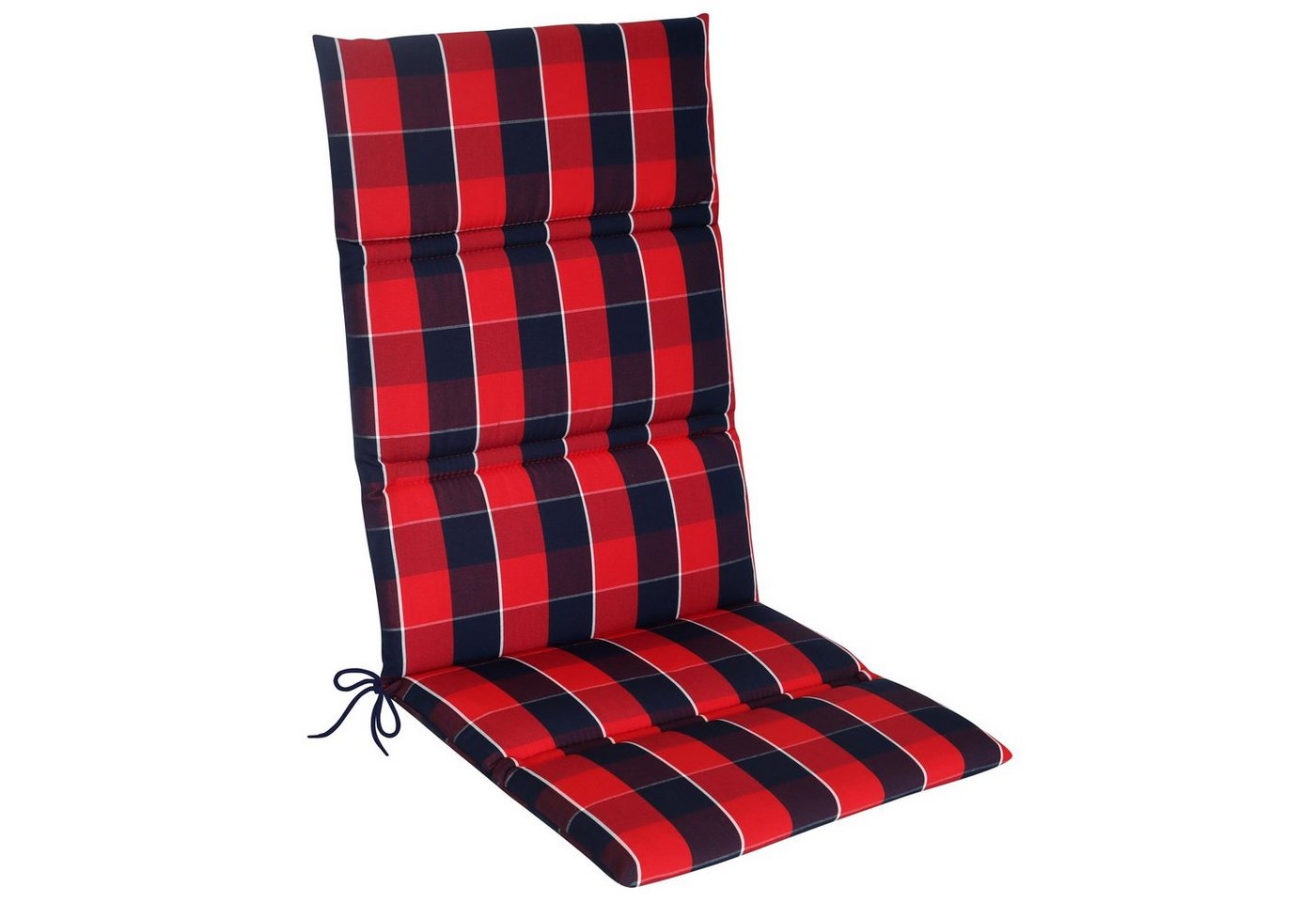 KETTLER Hochlehnerauflage 851, Gartenstuhlauflage Hochlehner 120x48x3cm, Rot-Blau Kariert KETTLER Hochlehnerauflage 851, Gartenstuhlauflage Hochlehner 120x48x3cm, Rot-Blau Kariert von KETTLER