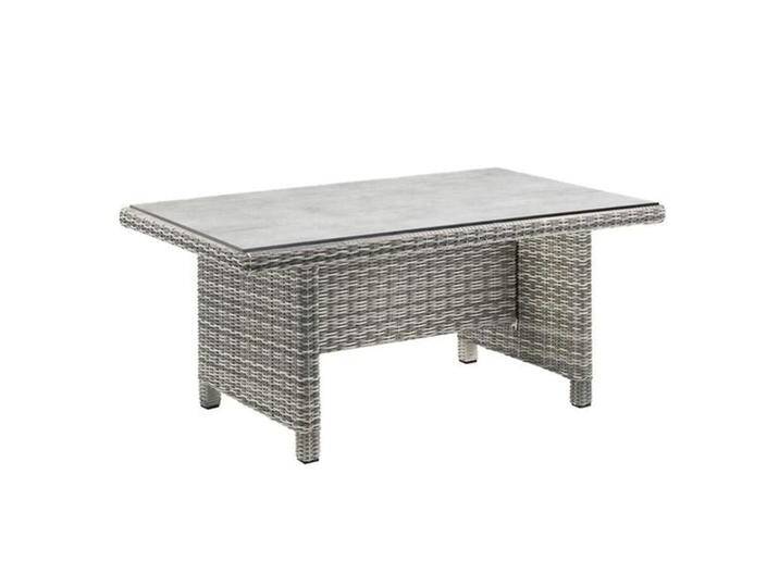 Kettler Palma Modular Gartentisch 160x95cm Aluminium/HPL Weiß Hellgrau von Kettler