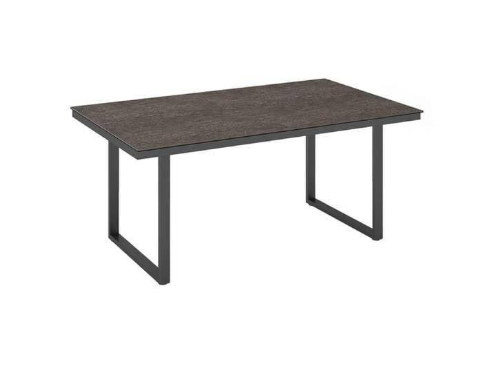 Kettler Skate Gartentisch 160x95cm Aluminium/Glaskeramik Dunkelgrau von Kettler